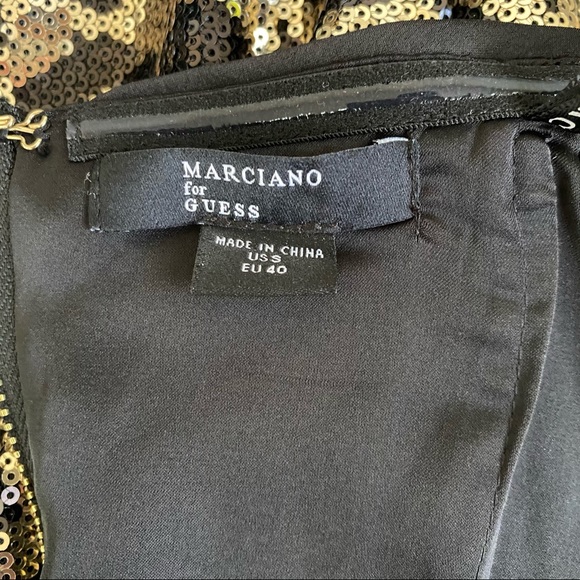 Guess by Marciano Gold/Black Leopard Lust Dress S - Picture 9 of 12